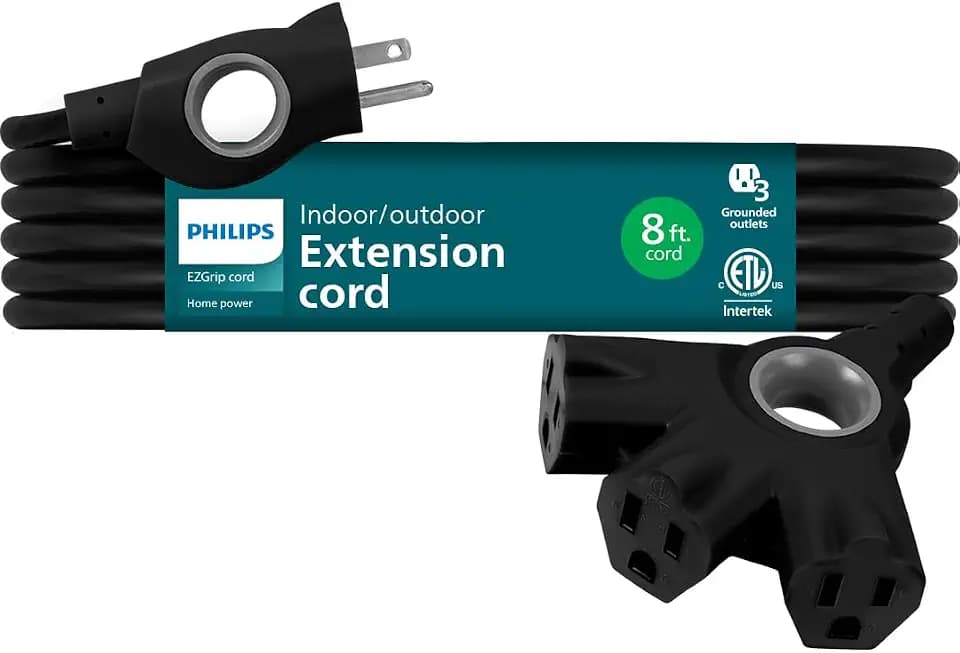 Philips EZGrip Outdoor Extension Cord with Multiple Outlets