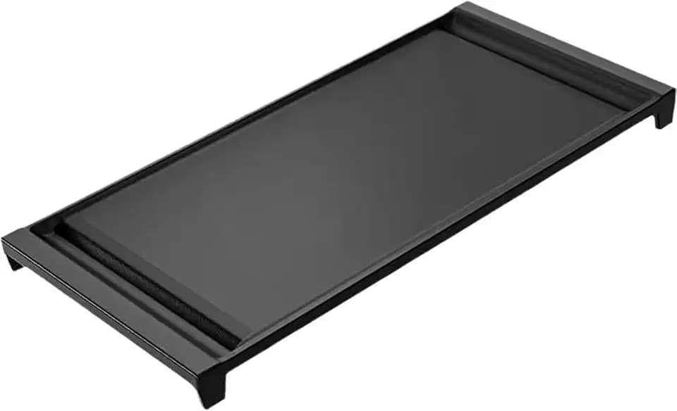 Upgraded WB31X24738 Cast Iron Griddle Replacement for GE Gas Stove, 19.5"×9" Heavy Duty Stove Top Center Griddle, WB31X49806 Cast Iron Pan