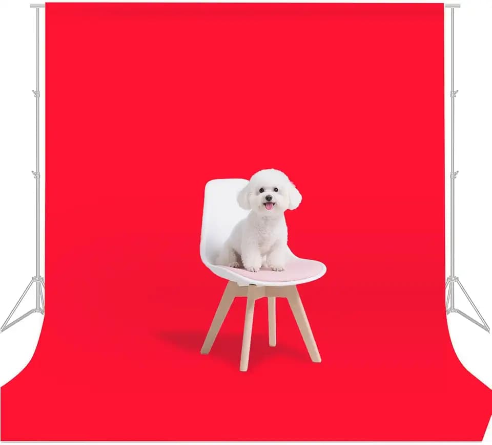 Red Photo Backdrop for Photoshoot Background Photography 8x10ft