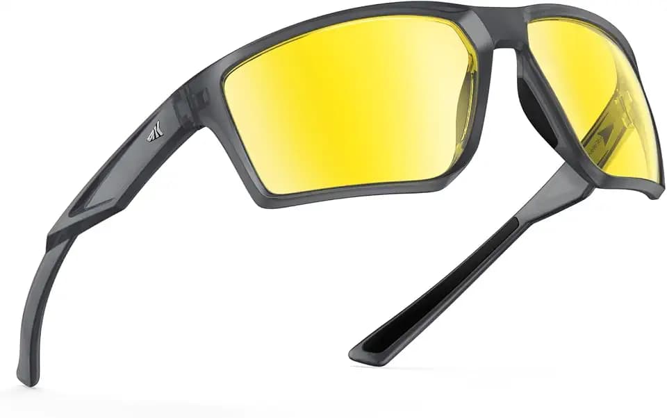 KastKing IllumiLens Night Vision Glasses, Night Driving Glasses, Men Women