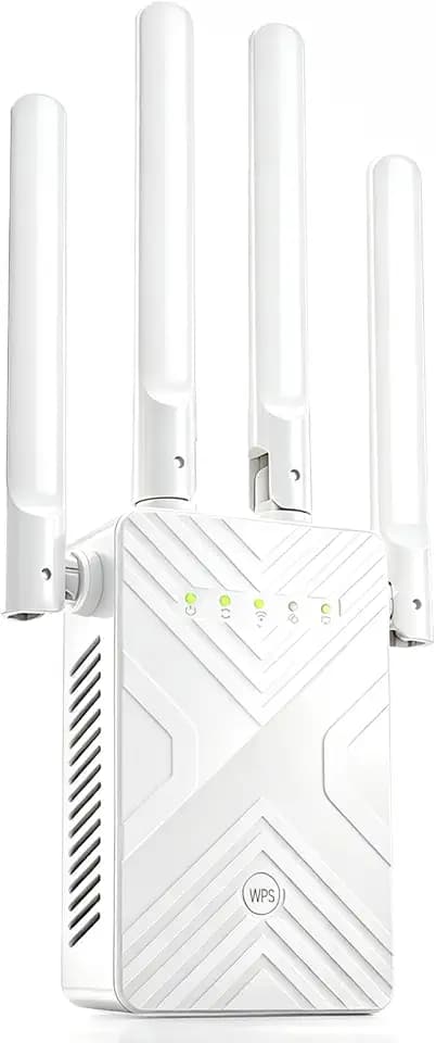 2026 WiFi Extender Signal Booster - 8X Faster Long Range WiFi Repeater for Home, Up to 15,888 Sq. Ft Internet Extender WiFi Booster, Wireless Router Amplifier w/Ethernet Port, 1-Tap Setup