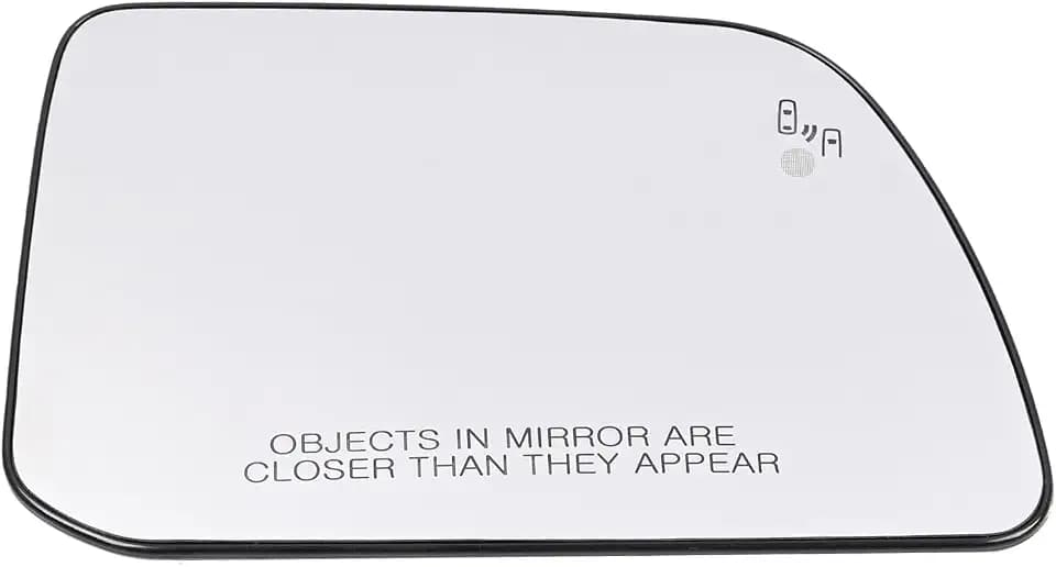Right Passenger Side Mirror Glass w/Power Heated & Blind Spot Compatible with Ford Edge 2011 2012 2013 2014 Lincoln MKX 2011 2012 2013 2014 2015 Rear View Mirror Glass