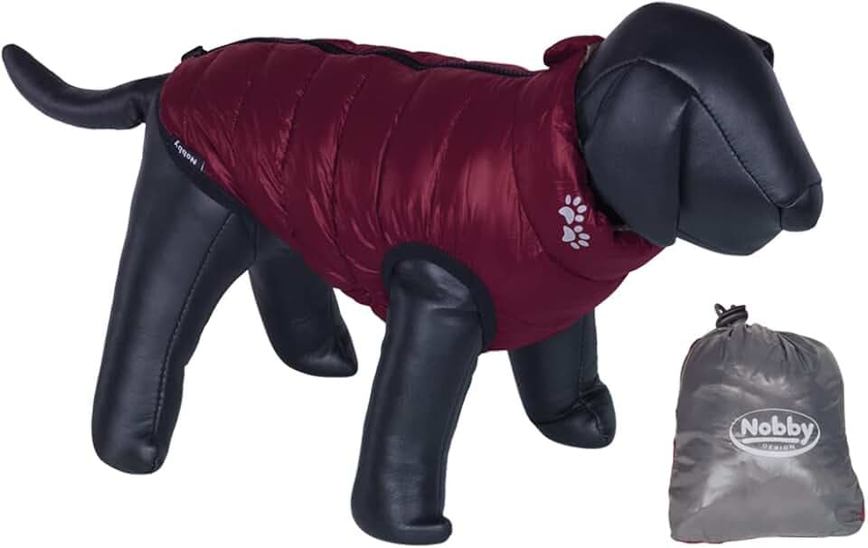 Nobby Hundemantel Light, Bordeaux-grau 32 cm, 1 Stück