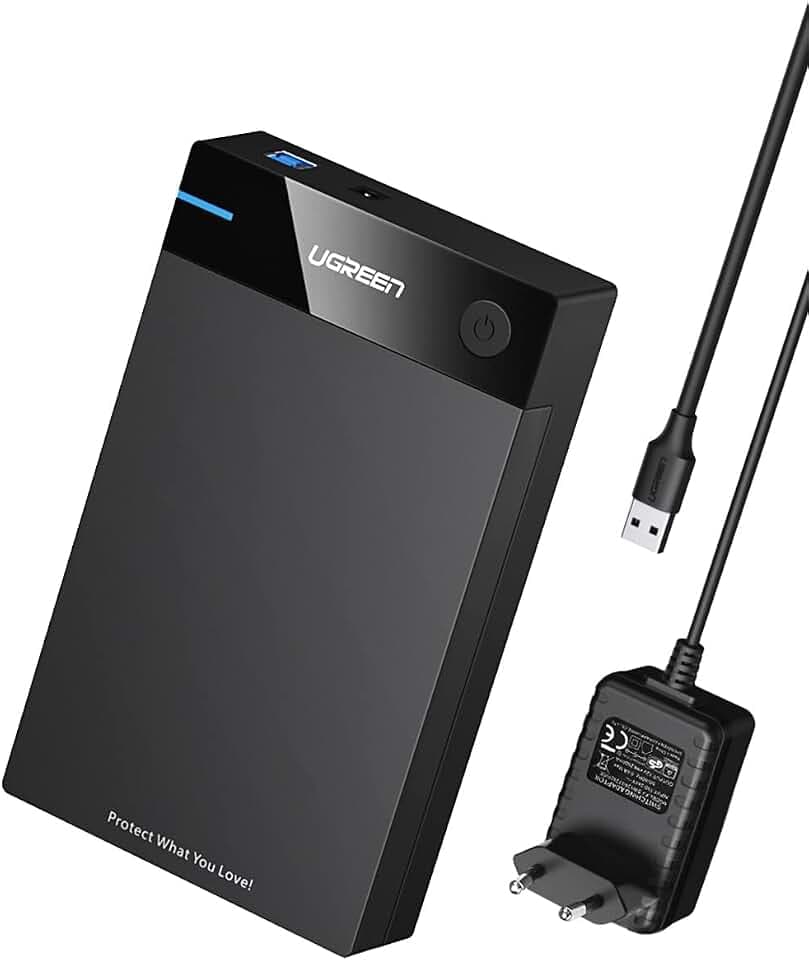 UGREEN USB 3.0 Festplattengehäuse UASP 3,5 Zoll Externes Gehäuse
