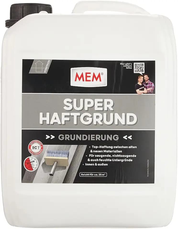 MEM Super Haftgrund Milchig-Weiß – 5 l – Grundierung