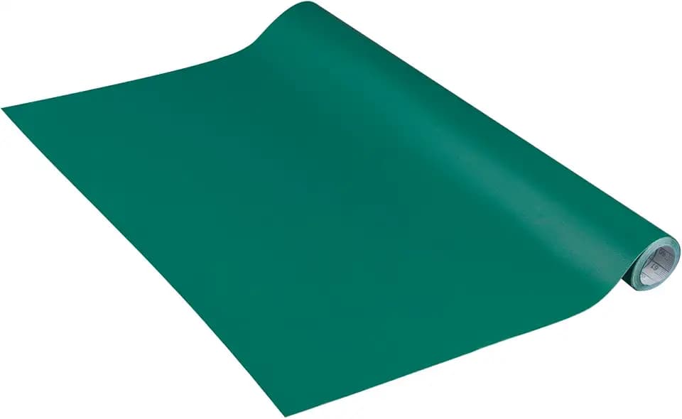 Venilia Möbelfolie selbstklebend, Uni Matt, Zeder, 67,5 cm x 2 m, PVC, langlebig, einfache Entfernung, hitzebeständig, reißfest, 54358