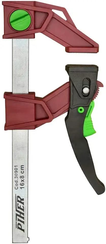 Piher Schnellspannzwinge Pal Light Länge 30 cm 120 kg Fest- und Gleitbügel 30903