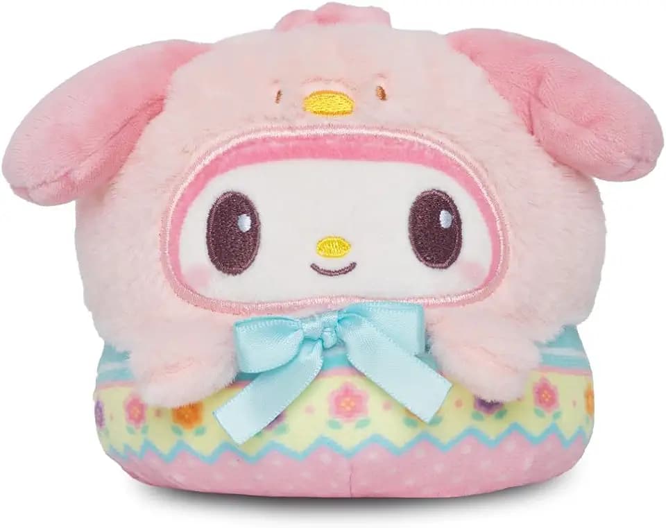 TeeTurtle Reversible Sanrio My Melody Easter Egg 4 Inch Flip Plush