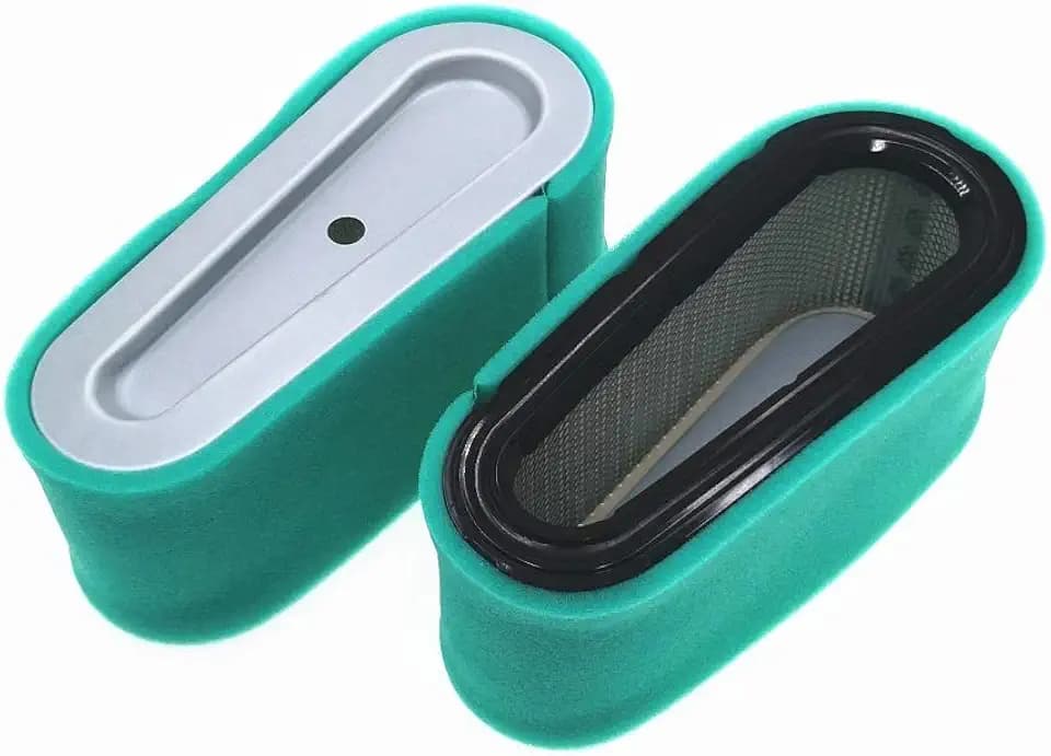 2 Pack 496894 493909 Air Filter Replace for BS 496894S with 272403S 272403 Pre Filter Fits Craftsman John Deere 12.5-17HP 5053K Lawn Mower Air Cleaner Element