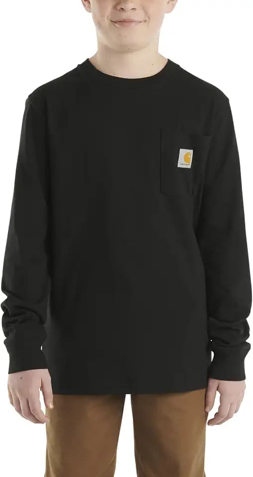 Carhartt Boys Long-Sleeve Pocket T-Shirt