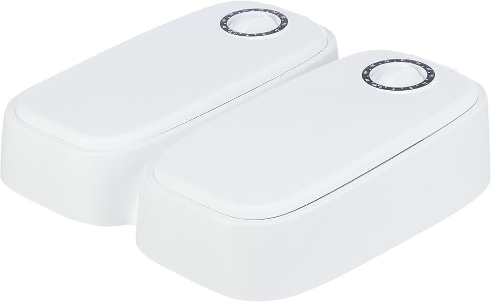TRIXIE Futterautomat TX2 für Hunde & Katzen – 2 x 0,3 l, 27 x 7 x 24 cm