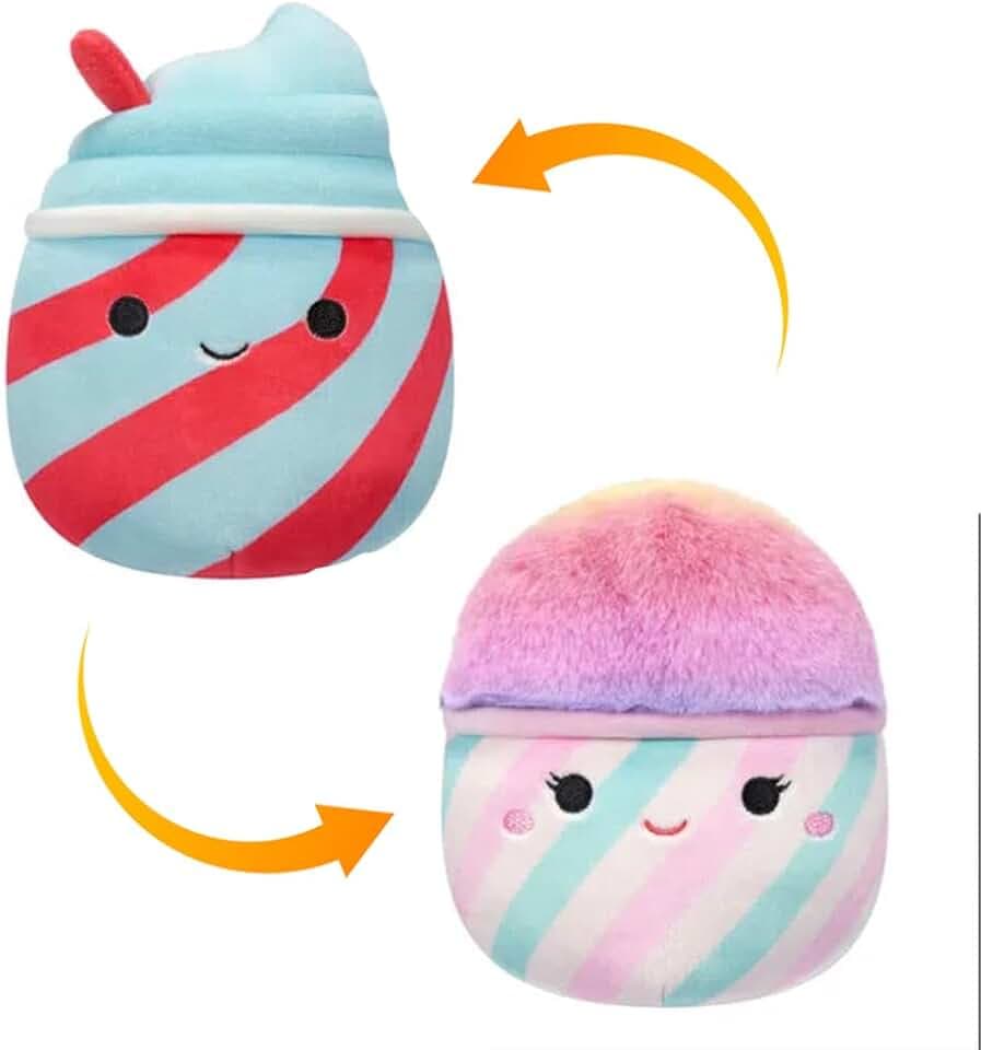Squishmallows 5 Zoll Flip-A-Mallows Kellytoy Plüsch (Tucker & Bevin), SQFP00170
