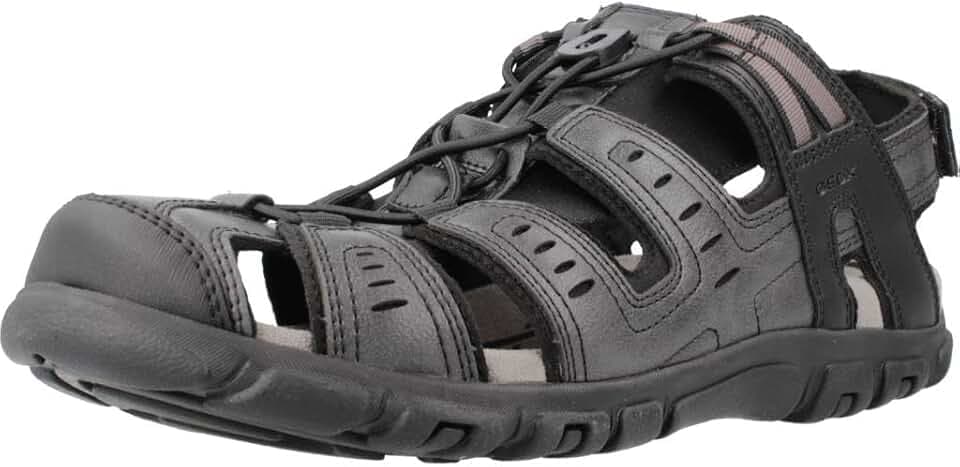 Geox Herren Uomo Strada C Sport Sandal