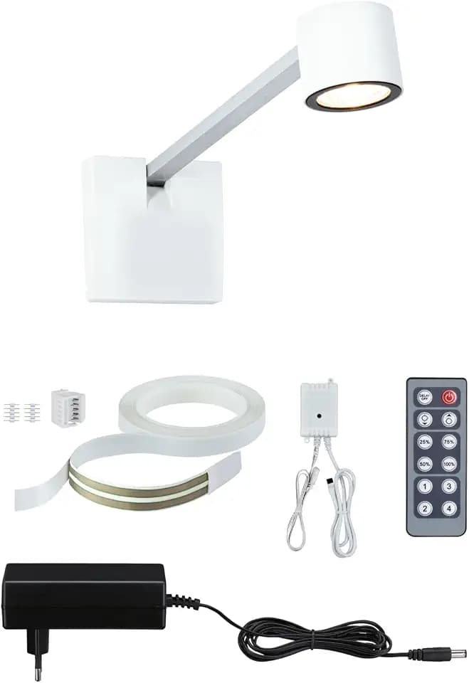 Paulmann 95576 LED Bilderleuchte Adelia Set 370lm incl. 1x4,5 Watt dimmbar Bildbeleuchtung 2700 K
