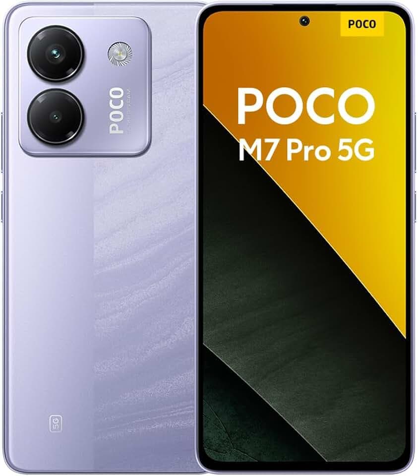 XIAOMI Poco M7 Pro 5G Smartphone, 12+256GB, 5110mAh Akku, 50MP Kamera, lila
