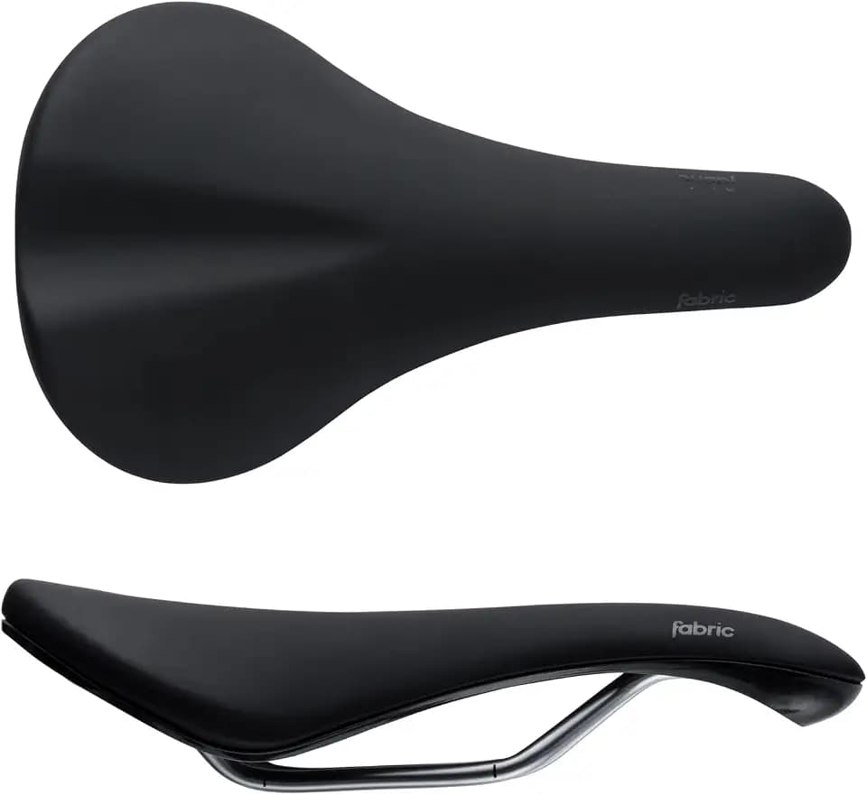 Fabric Scoop Radius Comfortable Bike Saddle Waterproof Maximum Support for Upright Riding Position