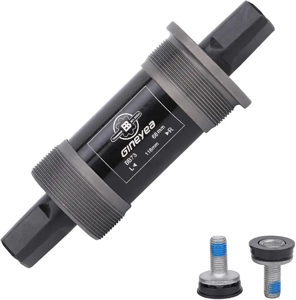 Bike Square Taper Bottom Bracket BSA 68mm Steel Crank Spindle