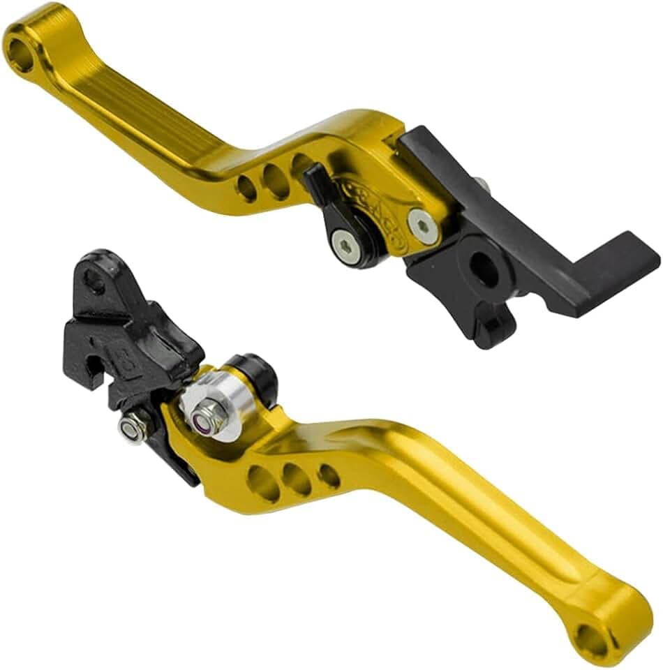 1 Paar Motorrad Bremshebel 22mm Motorrad Kupplungshebel Verstellbarer
