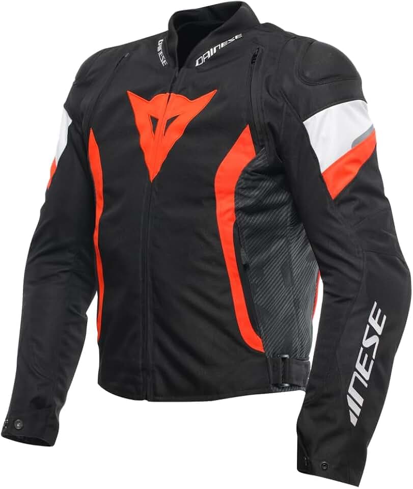 Dainese Herren Avro 5 Tex Jacket Stoff-Motorradjacke mit Schulterprotektoren (1er Pack)