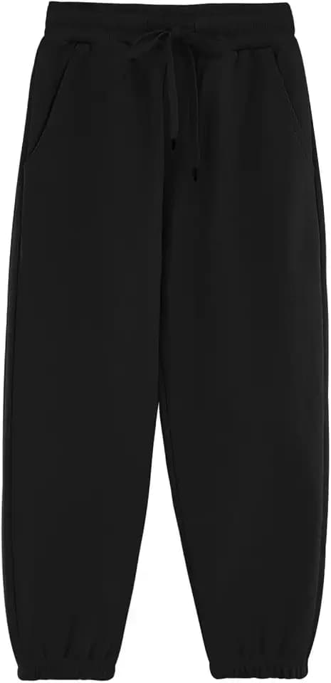 ACESTAR Kids Unisex Plain Sweatpants Cotton Drawstring Casual Pull-on Jogger Pants for Boys or Girls Age 5-12Y