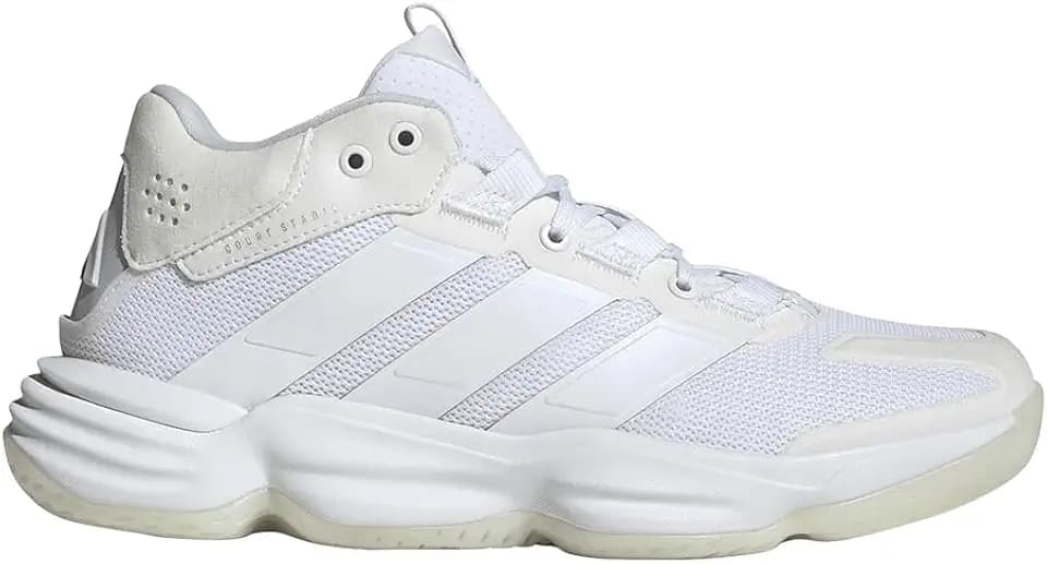 adidas Womens Court Stabil Indoor Sneakers Shoes - White