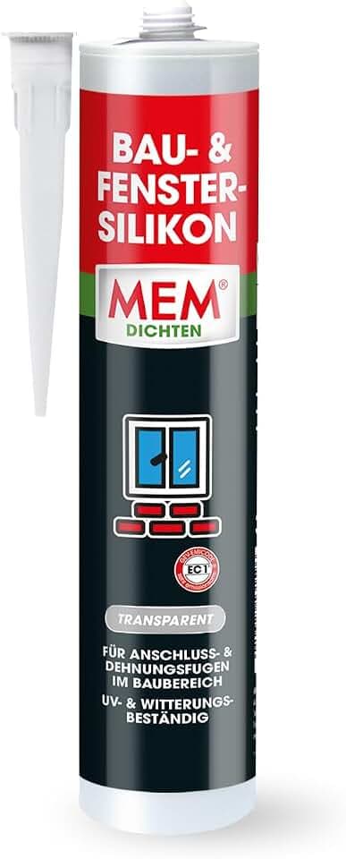 MEM Bau & Fenster-Silikon - 300 ml Kartusche
