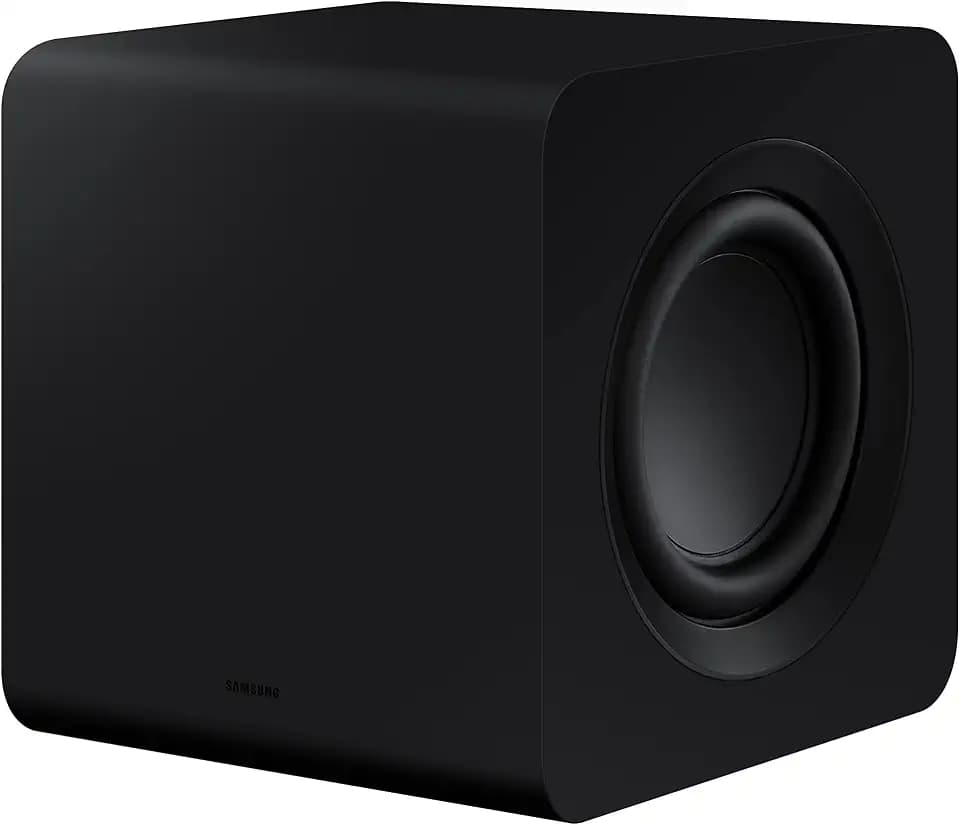 SAMSUNG SWA-W510 Subwoofer for S Series Soundbar with Powerful Bass, Wireless, Unibody Design, Compact 6.5" Size, 2022, Black