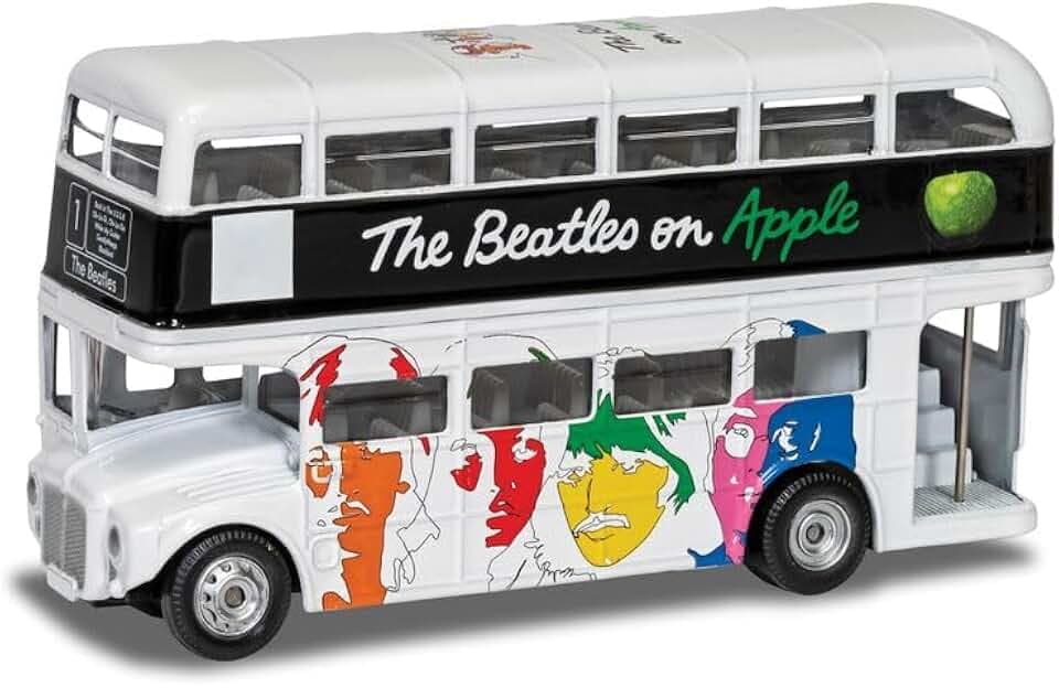 Corgi Druckguss-Modellautos – CC82346 Der Beatles-London-Bus The White Album – Souvenirgeschenke für Männer und Frauen aus Großbritannien – Kleine Druckguss-Spielzeugautomodelle für Jungen