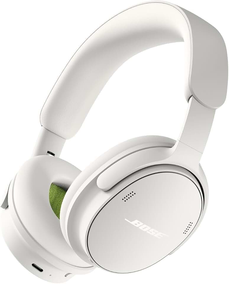 Bose QuietComfort Kopfhörer (2. Gen.) – Kabellose Over-Ear-Kopfhörer, aktives Noise-Cancelling, Mikrofon, 360-Grad-Sound, USB-C-Laden, verlustfreies Audio, bis zu 24 Stunden Wiedergabe, Rauchweiß