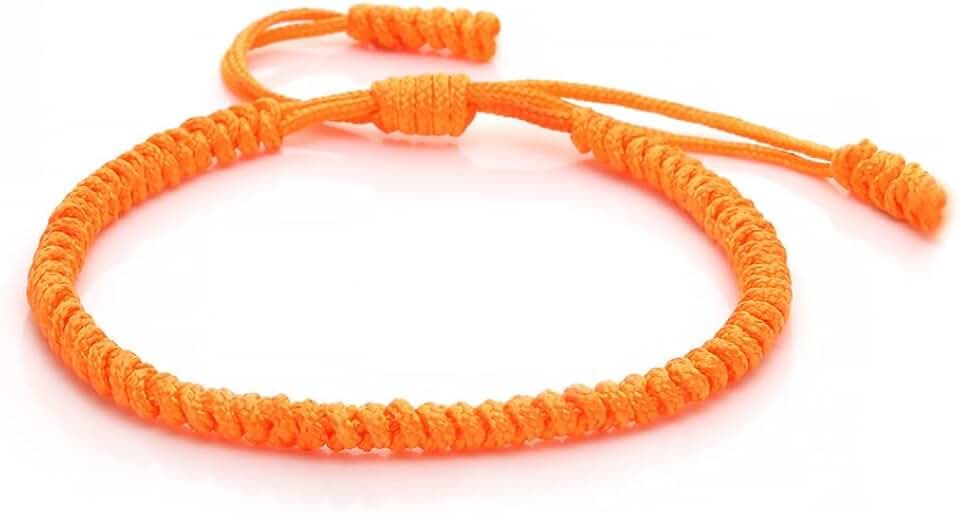COLORFUL BLING Hand-Knitted Lucky String Bracelet Adjustable Tibetan Buddhist Prayer Yoga Mala Bracelets Kabbalah Protection Couple Jewelry
