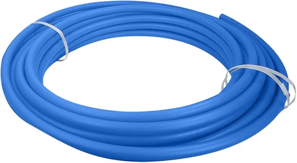 Pex-A Tubing 1/2 Inch x 100 Ft Pex Pipe Coil - Non-Barrier, Blue Px Flexible Water Tubing for Plumbing