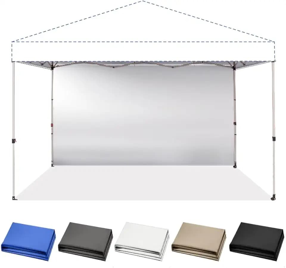 CROWN SHADES Sidewall Only for 12x12 Pop up Canopy Tent (1pc, White)
