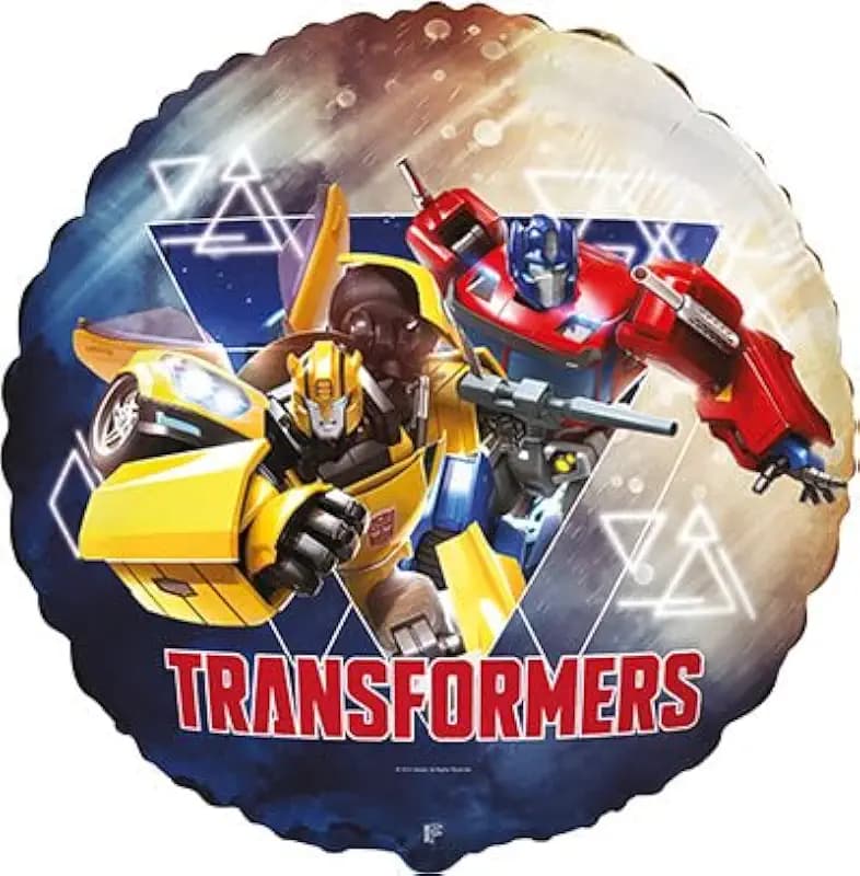 Transformers Luftballon, rund, für Partys, Dekoration für Kinder, Superhelden-Thema