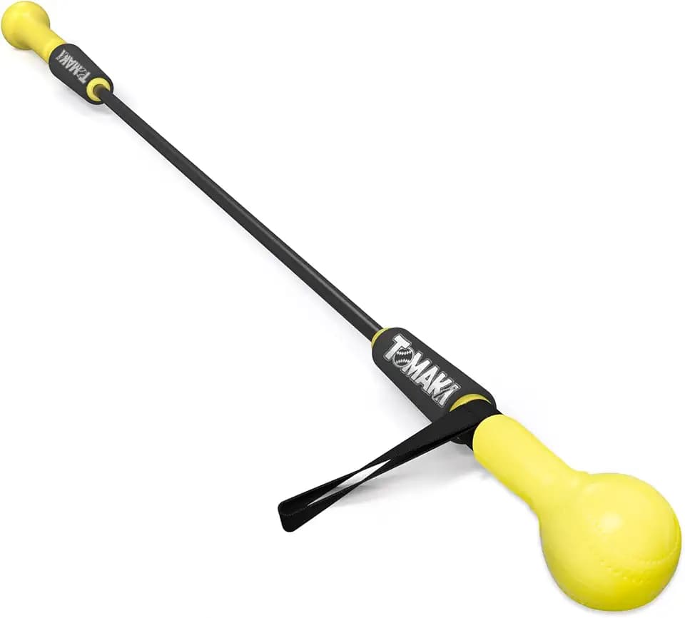 Hitting Stick Batting Swing Trainer, Batting Practice Equipment for Baseball and Softball, Ideal One-on-One Coaching Tool for Baseball 54''
