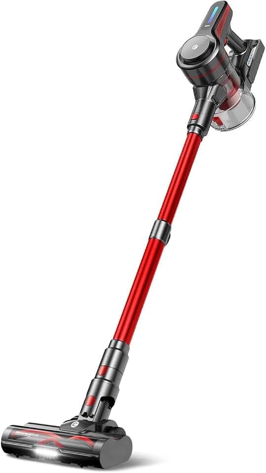 CHEBIO Staubsauger Kabellos (Grey)