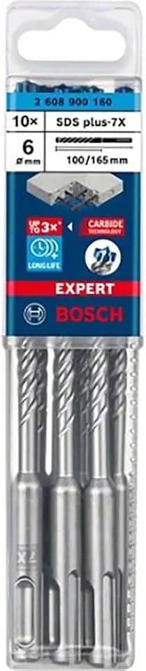 Bosch Hammerbohrer EXPERT 6x100x165mm VE à 10 Stück SDS plus-7X