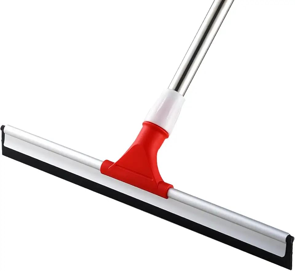 Mitclear 43cm Wasserschieber/Bodenabzieher für Garage Dusche, Stiel 147cm