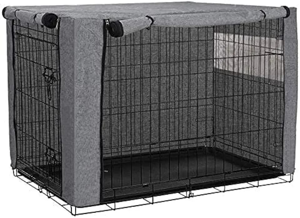 Abdeckung für Hundeboxen, für Drahtkäfige, für den Innen- und Außenbereich, langlebig und winddicht