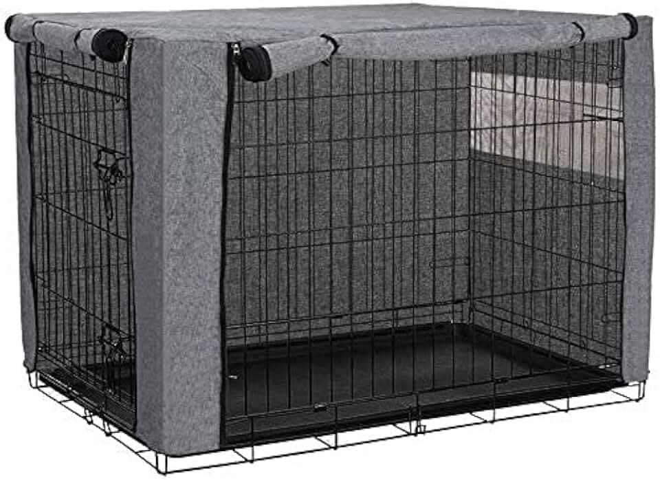 Abdeckung für Hundeboxen, für Drahtkäfige, für den Innen- und Außenbereich, langlebig und winddicht