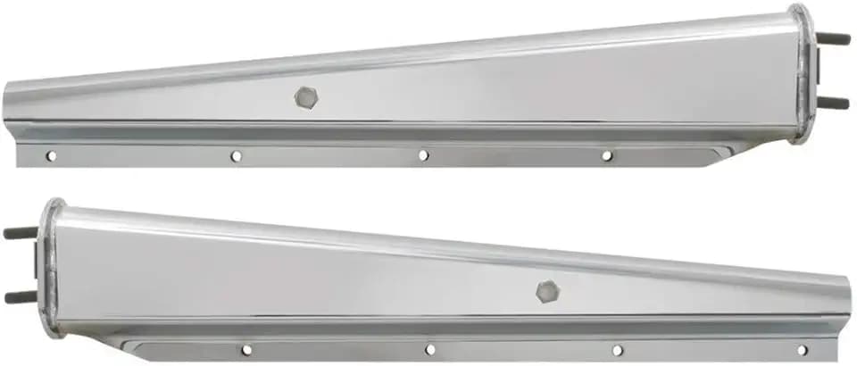 GG Grand General 30590 1-1/8" Chrome Plated Spring Loaded Straight Mud Flap Hanger, 1-1/8 inches Bolt Centre