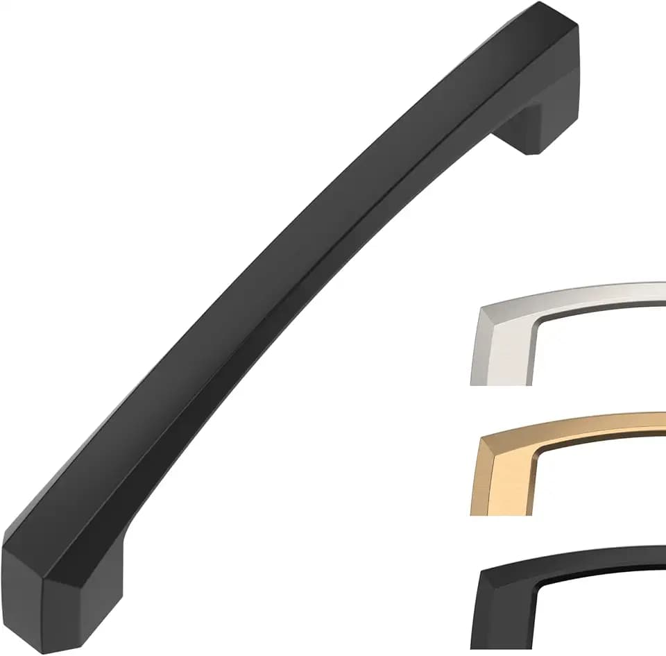 10 Pack 4 Inch Matte Black Cabinet Pulls Kitchen Cabinet Handles Kitchen Handles for Cabinets Cupboard Handles Black Drawer Pulls Cabinet Hardware