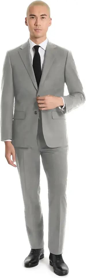 Calvin Klein Slim Fit Suit Separates Jacket, Light Gray, 42 Tall