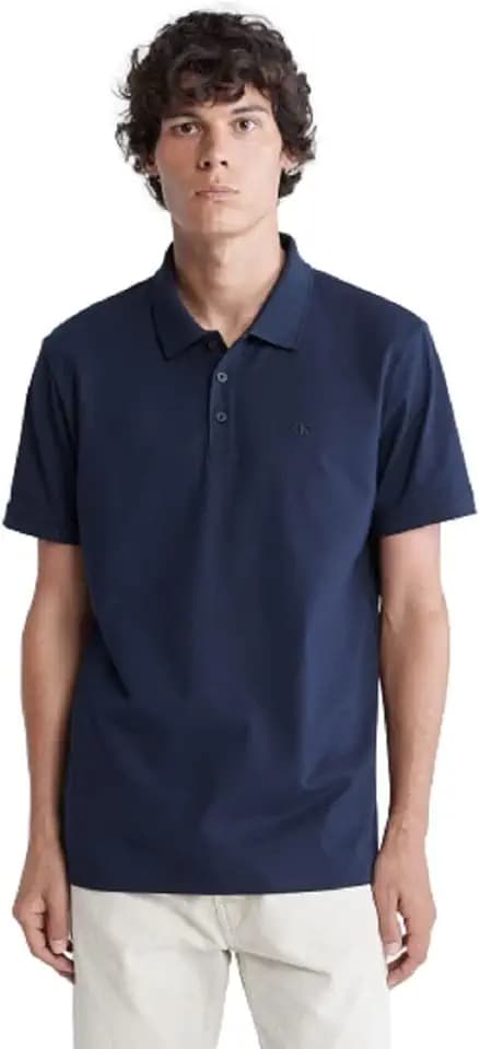 Calvin Klein Short Sleeve Smooth Cotton Polo