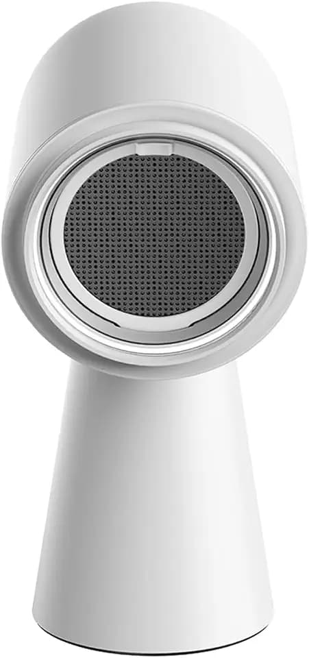 Portable Countertop Range Hood, White 3-Layer Filtration Kitchen Exhaust Fan, 350 CFM 55dB Low Noise Plastic Hood with Carbon Filters & Power Adapter
