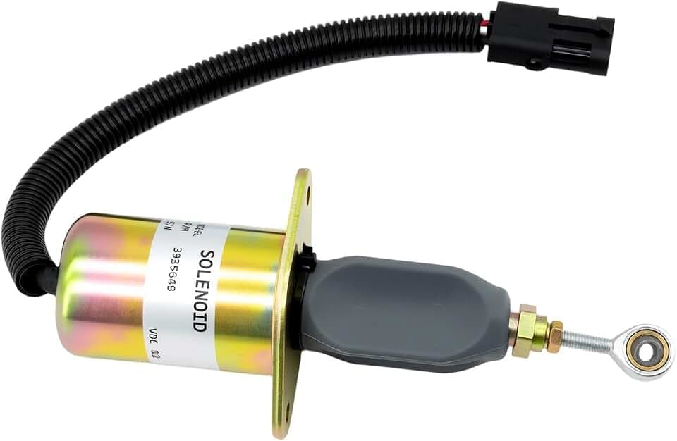 Fuel Shut-Off Solenoid Valve 3935649, 12V Shut-Off Solenoid Valve