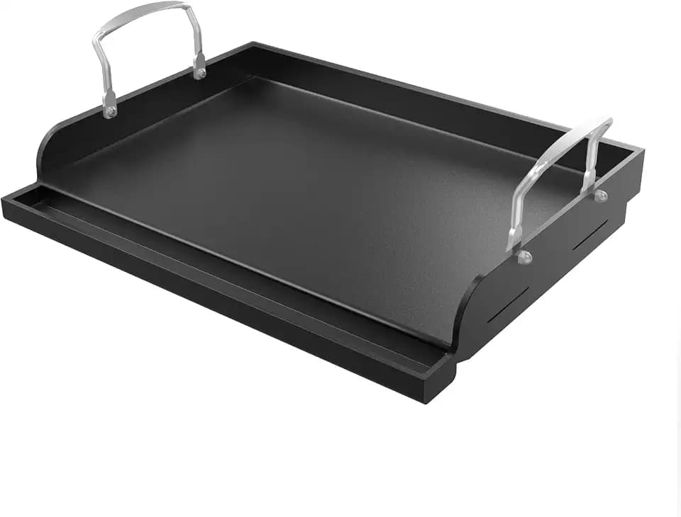 Cast Iron Griddle for Gas Grill Griddle 17 x 13 Inch Flat Top