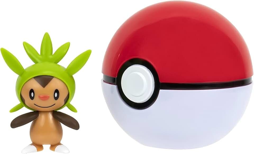 Pokemon Clip N Go Poke Ball Set | Chespin
