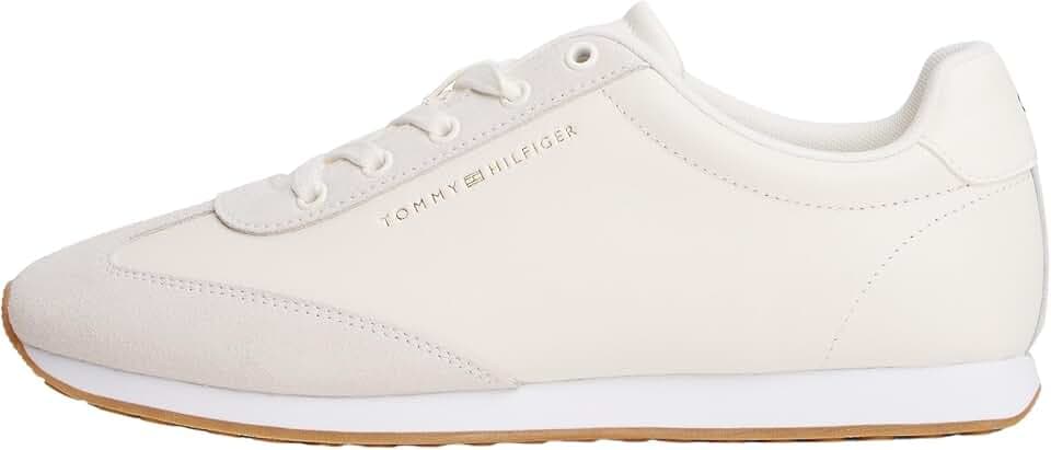 Tommy Hilfiger Damen Runner Sneaker Heritage Fashion Mix aus Leder