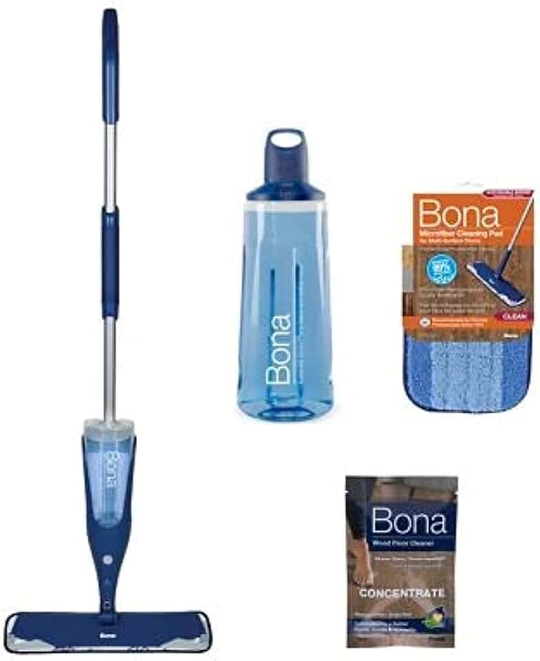 Bona Holzboden-Sprühmopp, grau, 46386