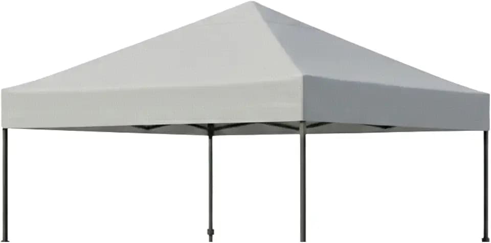 Garden Winds Reinforced RipLock 350 Replacement Canopy Top Cover Compatible with Everbilt 8' x 8' Pop Up Tent Models CL64-B, 1006728168, CL64B SNG - Slate Gray